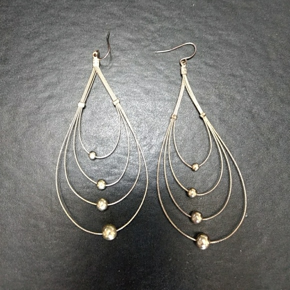 Jewelry - *Sale* Hoop within a hoop with beads earrings
